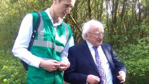  Bog  Lovely day out on the Bog in Laois for  Michael D in Abbeyleix 