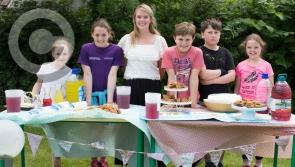 Abbeyleix South School's special day celebrates charity donation and health flag