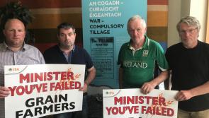 Laois man in protest at Department of Agriculture