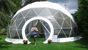 Laois yoga enthusiasts can now practice under the county's first geodome