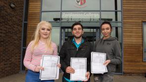 Leaving Cert: Share in the special moments as Portlaoise College students get their results