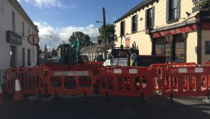 Roadworks continue on Main Street Portlaoise