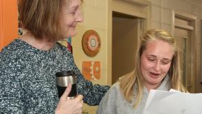 Leaving Cert Gallery: Coláiste Íosagáin Portarlington exciting results day 