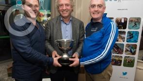 Colleagues and students pay tribute to Pat Critchley as he receives 'Outstanding Contribution to Physical Education' award