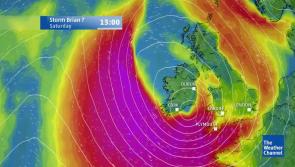 LIVE: #Watch Storm Brian as it approaches LAOIS #stormbrian