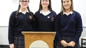 Three Laois secondary school teams have excelled in a midlands Gael Linn debate