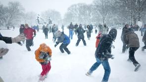 Missing the snow - it's snowball fight time #sneactha