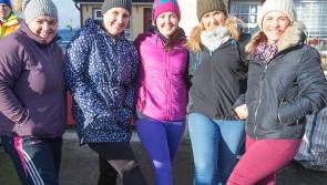 All set to step it out and rev er up on New Years' Day in Ballacolla