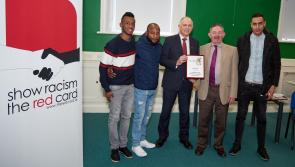 Laois Soccer club awarded for promoting integration of refugees