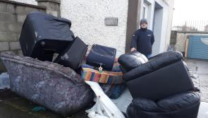 Disgraceful dumping at Portlaoise St Vincent de Paul shop