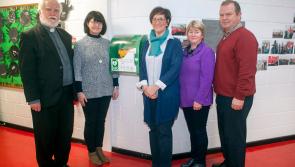 Defibrillator presented to Our Lady's Meadow NS in Durrow, Laois