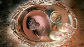 St Valentine's Day Treat - Orange Chocolate Shortbread Hearts with a Rum Dip