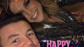 Brian O'Driscoll and Amy Huberman were partying in Laois last weekend