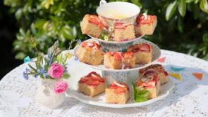 Lemon Coconut Strawberry Squares by chef Catherine Fulvio & Siúcra