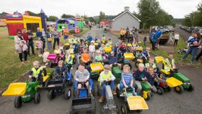 Timahoe's twist on the vintage tractor run #pictures