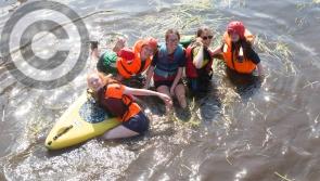 Great day on the river in Laois with the Woodenbridge Paddlers at the Erkina festival