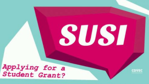 SUSI is open for Laois Student Grant Applications for Academic Year 2021/22