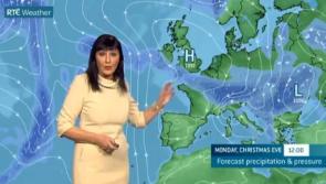 Met Éireann latest Christmas weather forecast for Santa on RTÉ