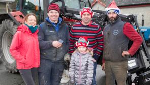Pictures- Big  tractor convoy raises funds for Laois palliative care
