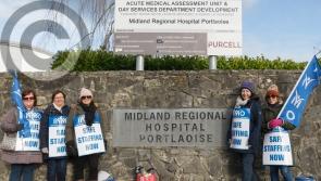 PICTURES - Laois nurses on the Portlaoise picket line strike out for better pay