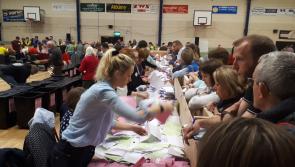 Tallies and vote sorting underway at St Mary's Hall in Portlaoise