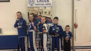 Laois Kickboxing amongst the medals at Tallaght Open
