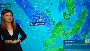 Met Éireann's latest forecast on Hurricane Lorenzo 