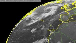 WATCH Met Éireann tweets satellite footage showing big scale Storm Brendan