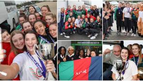 GALLERY: Warm welcome home for All-Ireland basketball champions Scoil Chríost Rí 