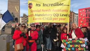 Laois childcare providers out in force at massive Early Years Alliance protest in Dublin