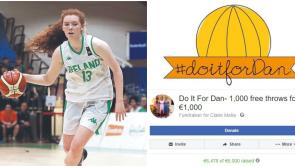 1,000 free-throws for &euro;1,000 fundraiser nears the &euro;6,500 mark for #DoItForDan 