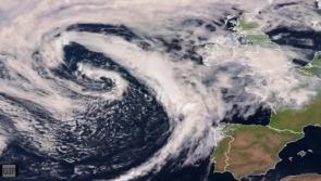 WATCH: Latest satellite images show size of Storm Ellen tracking towards Ireland