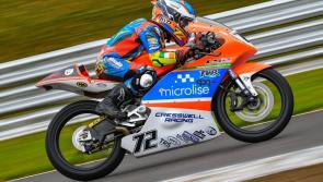 Young teen with Laois roots speeding ahead in the motorcycle world in the UK