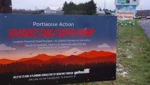 'Bog Superdump' billboards near Portlaoise demonstrate residents' battle against Laois plant goes on