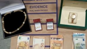 Cash and high-end jewellery including Rolex watches seized in Midlands garda raid 