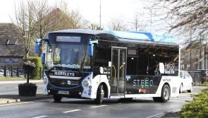Portlaoise firm congratulated on putting the first carbon-free electric bus in Ireland on the Laois and Offaly roads