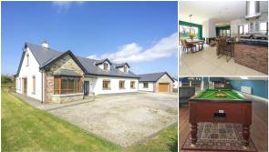 PROPERTY WATCH: Stunning Laois home complete with games room, home cinema and bar enters the market