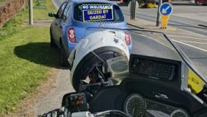 Sunday uninsured driver in Laois had their drive interrupted