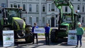Students of Laois school final get over lockdown to present funds to farm charity