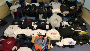 Large quantity of counterfeit designer clothes seized by Gardaí