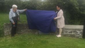 Plaque unveiled at site of an ancient church and burial ground on Laois Offaly border