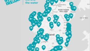 Land locked Laois on the swimming outdoors map of Ireland 