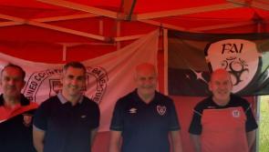 FAI President visits site of planned €2m Centre of Excellence to benefit Laois soccer teams