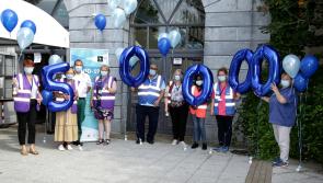 Portlaoise vaccination staff celebrate 50,0000 vaccine deliveries at Laois centre