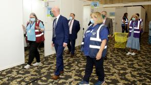 Bank Holiday vaccination surge at Laois Covid-19 hub in Portlaoise where queues formed