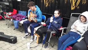 WATCH: Ed Sheeran fan busking entertains Portlaoise ticket queue