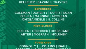 Ireland soccer squad named for World Cup qualifiers