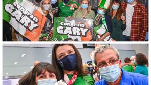 Pararlympians get huge Laois and Offaly welcome home in Dublin Airport