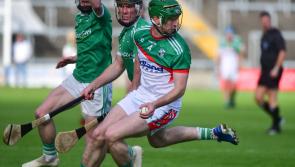 Rathdowney-Errill survive late Rosenallis surge to advance to senior hurling semi final