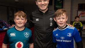 IN PICTURES: Former Ireland legend takes training session with Portarlington RFC minis